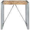 vidaXL Dining Table Rough Mango Wood 31.5 x 31.5 x 29.5 in Durable