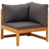 vidaXL Garden Lounge Set Dark Grey