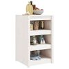vidaXL Outdoor Kitchen Cabinet White Solid Pine Wood Medium Modular