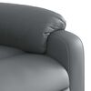 vidaXL Massage Recliner Chair Grey Faux leather, metal, plywood Medium