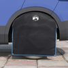vidaXL Wheel Cover Black and Blue 42.52 x 29.92 in Oxford