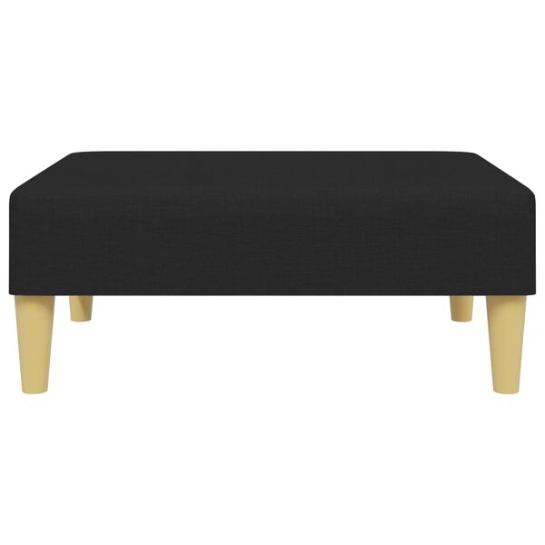vidaXL Footstool Black
