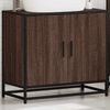 vidaXL Bathroom Sink Cabinet brown oak 25.59 x 12.99 x 23.62 in