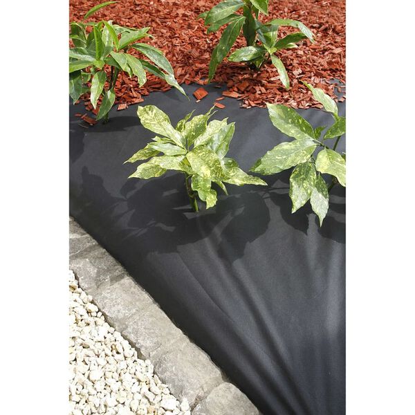 Nature Soil Cover Membrane Black Polypropylene 3.3 x 65.6 ft