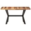 vidaXL Dining Table Honey Solid Acacia wood 55.1 x 27.6 x 29.5 in