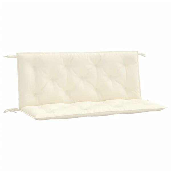 vidaXL Garden Bench Cushion Set of 2 Cream White