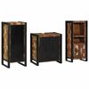 vidaXL Bathroom Furniture Set 3 pcs Multicolour Solid Reclaimed Wood