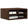 vidaXL Printer Stand Brown Oak 19.3"x15.7"x8.9" Engineered Wood