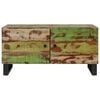 vidaXL Coffee Table Multicolor Solid reclaimed wood 31.5x19.7x15.7 in