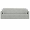 vidaXL Floor Sofa Bed Light Grey 83.86 x 27.56 x 30.31 in Velvet