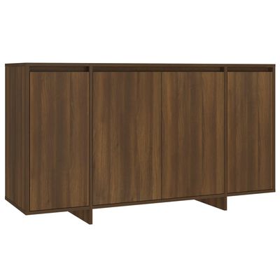 vidaXL Sideboard Brown Oak 53.1"x16.1"x29.5" Engineered Wood