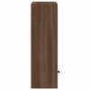 vidaXL Bookcase Brown Oak Engineered Wood Standard Bookcase