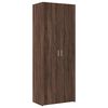 vidaXL Storage Cabinet Brown Oak Engineered Wood Tall Storage Cabinet