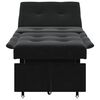 vidaXL Sofa Bed Black 67 x 194 x 38 cm Velvet