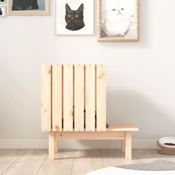 vidaXL Cat House Unfinished Pine Solid pine wood Medium Durable