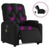 vidaXL Electric Massage Recliner Chair Black