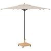 vidaXL Parasol Base Light Wood 17.72 x 17.72 x 12.40 in