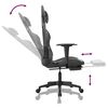 vidaXL Gaming Chair Black and camouflage Faux leather, metal, plywood, foam