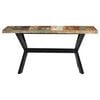 vidaXL Dining Table Multicolour, Black