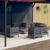 vidaXL Garden Lounge Set Grey, Anthracite