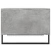 vidaXL Coffee Table Concrete gray Engineered wood, metal Medium