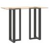 vidaXL Bar Table Leg Anthracite Powder-coated steel Medium