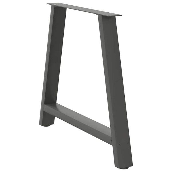 vidaXL Coffee Table Leg Anthracite Powder-coated steel Standard