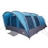 vidaXL Family Tent Tunnel 8-Person Blue Waterproof