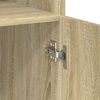 vidaXL Storage Cabinet Sonoma Oak Engineered Wood Large