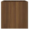 vidaXL Planter Box Brown Oak Engineered Wood Medium Decorative Inlays