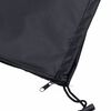vidaXL Garden Umbrella Cover Black 420D Oxford with PU coating