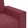 vidaXL Sofa Wine Red 86.61 x 30.71 x 33.07 in Fabric