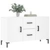 vidaXL Sideboard White Engineered wood 39.4 x 14.2 x 23.6 in Sideboard
