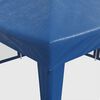 vidaXL Party Tent Blue High-Density Polyethylene, Iron 13.1 x 13.1 ft