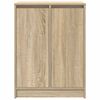 vidaXL Shoe Cabinet Sonoma Oak Engineered Wood Medium Shoe Cabinet