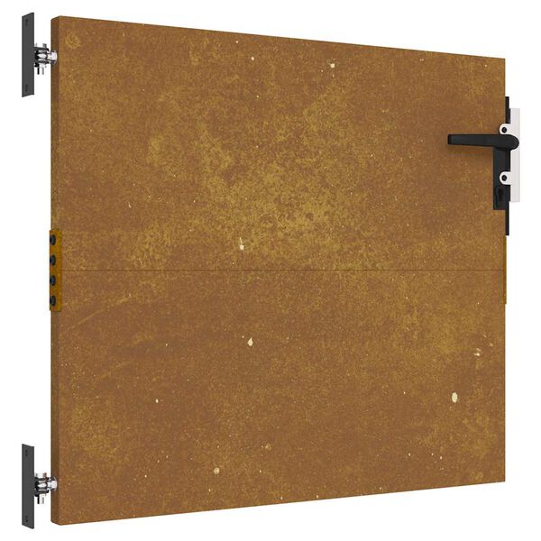 vidaXL Garden Gate 33.5x49.2" Corten Steel Square Design