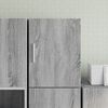vidaXL Wall Cabinet Grey Sonoma Engineered Wood Medium Wall Cabinet