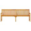 vidaXL Garden Bench Brown Solid acacia wood Large Durable Garden Bench
