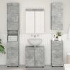 vidaXL Bathroom Wall Cabinet TULUM Concrete Grey Engineered Wood