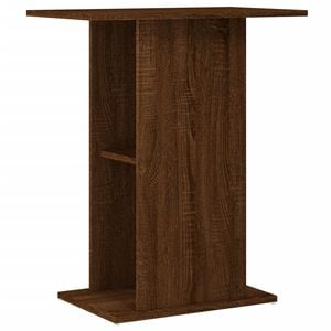 vidaXL Aquarium Stand Brown Oak Engineered Wood Medium Aquarium Stand