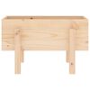 vidaXL Patio Planter  24.4x11.8x15.0" Solid Wood Pine