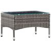 vidaXL Garden Lounge Set Striped gray