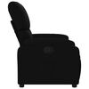 vidaXL Recliner Chair Black Polyester, Metal, Wood, Foam, PP Fiber Single