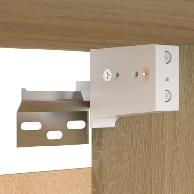 vidaXL Bedside Cabinets 2 pcs Sonoma Oak 12"x11.8"x11.8" Engineered Wood