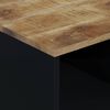 vidaXL Coffee Table Natural wood and black