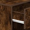 vidaXL Bedside Cabinet Set of 2 Smoked Oak Engineered wood