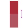 vidaXL Roller Blind Red 100% Polyester 21.7 x 59.1 in Height-Adjustable
