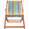 vidaXL Folding Beach Chair Set of 2 Multicolour