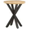 vidaXL Side Table Natural Wood Solid Mango Wood Durable Side Table