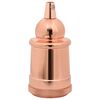 vidaXL Lamp Holder Rose Gold Aluminum Decorative Inlays Lamp Holder
